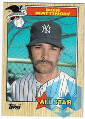 1987 Topps Don Mattingly #606 All Star Yankees